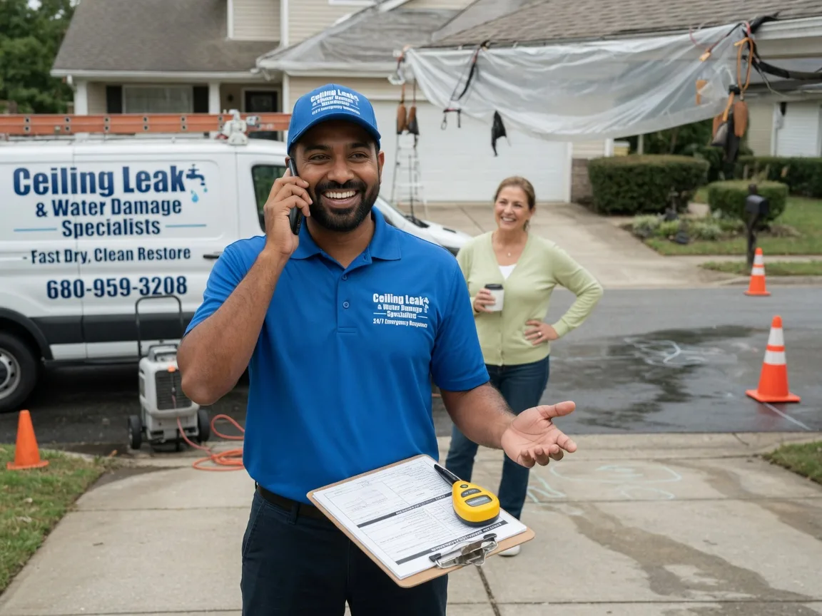 Ceiling Leak Cleanup Phillipsburg, NJ FAQs